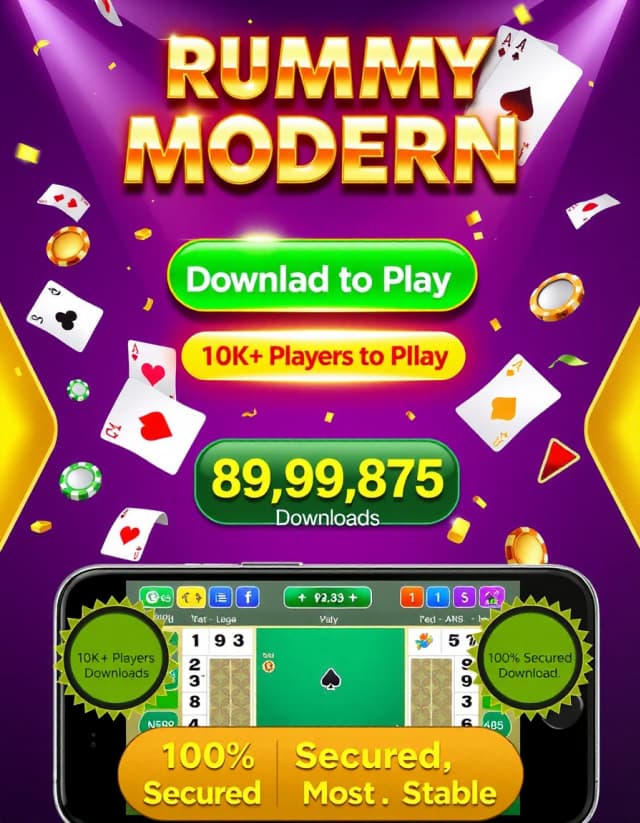 Rummy Modern Banner